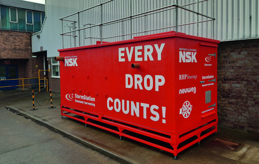 Závod NSK Newark zavádí systém pro zachycování dešťové vody